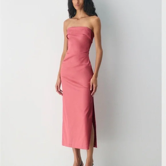 Aritzia Strapless Pink Dress - Picture 1 of 5